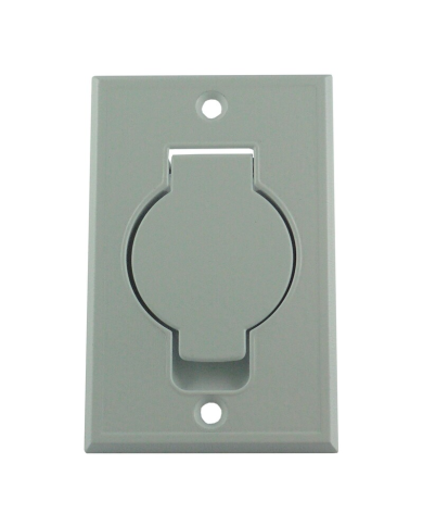 Prise US métal, ultra-plate