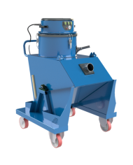 BENNE ASPIRANTE POUR GRANDE QUANTITÉ DE COPEAUX SECS ET MOUILLÉS