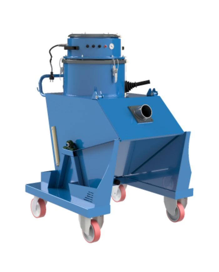 BENNE ASPIRANTE POUR GRANDE QUANTITÉ DE COPEAUX SECS ET MOUILLÉS