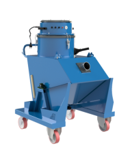 BENNE ASPIRANTE POUR GRANDE QUANTITÉ DE COPEAUX SECS ET MOUILLÉS