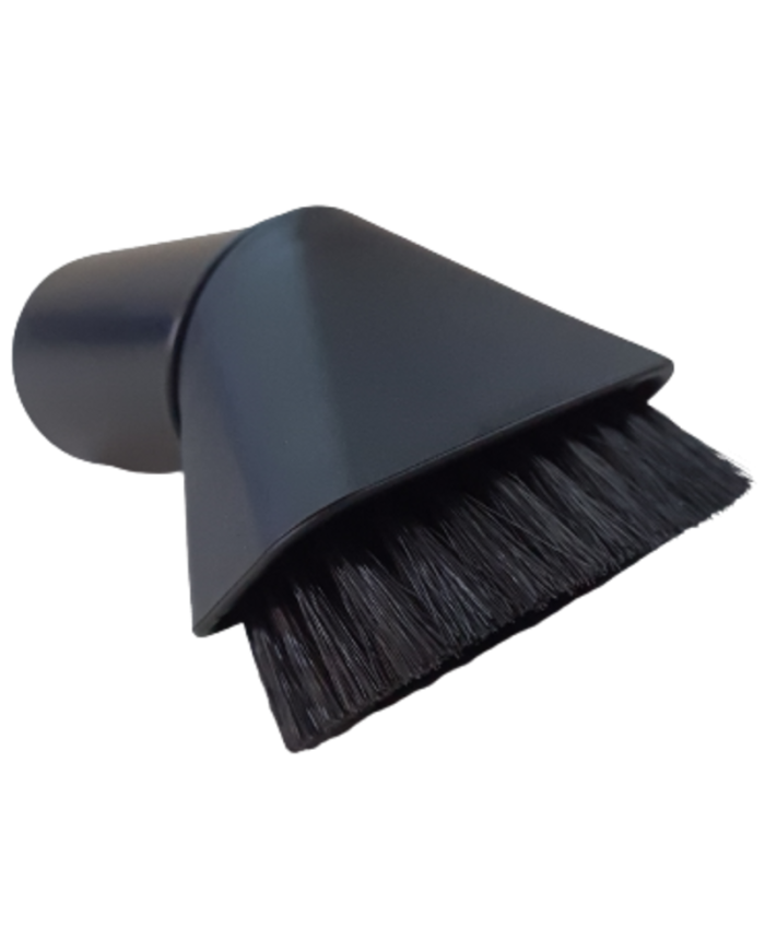 Brosse à épousseter ovale poils synthétiques noirs