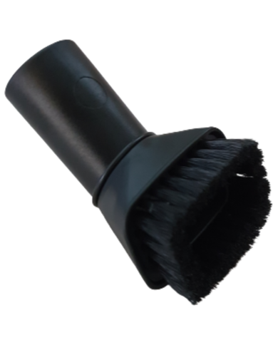 Brosse à épousseter ovale poils synthétiques noirs