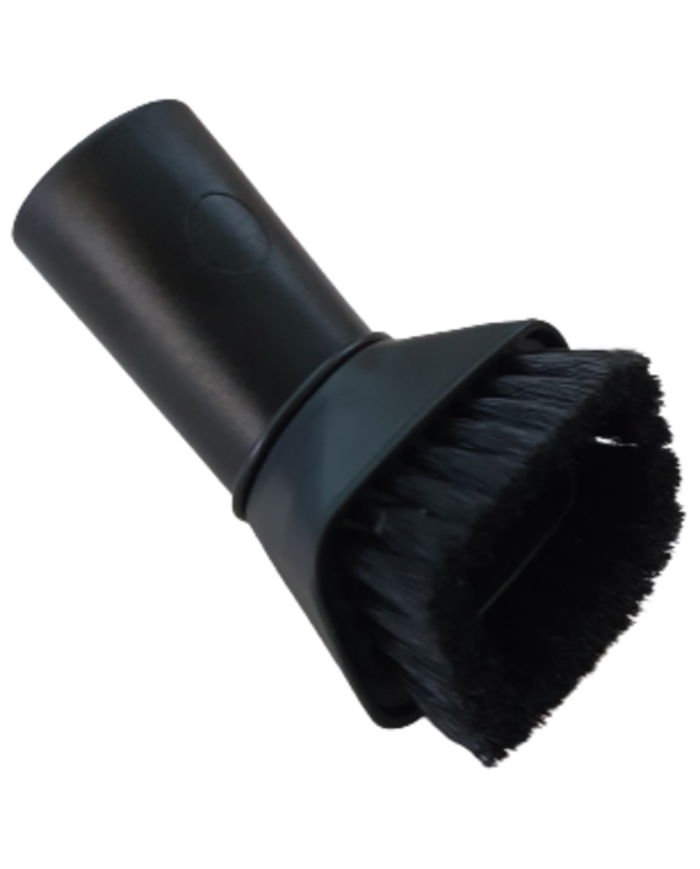Brosse à épousseter ovale poils synthétiques noirs