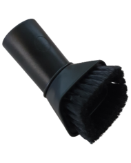 Brosse à épousseter ovale poils synthétiques noirs