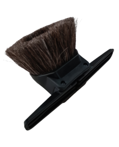 Brosse à épousseter 2 en 1 brosse ronde et suceur étroit