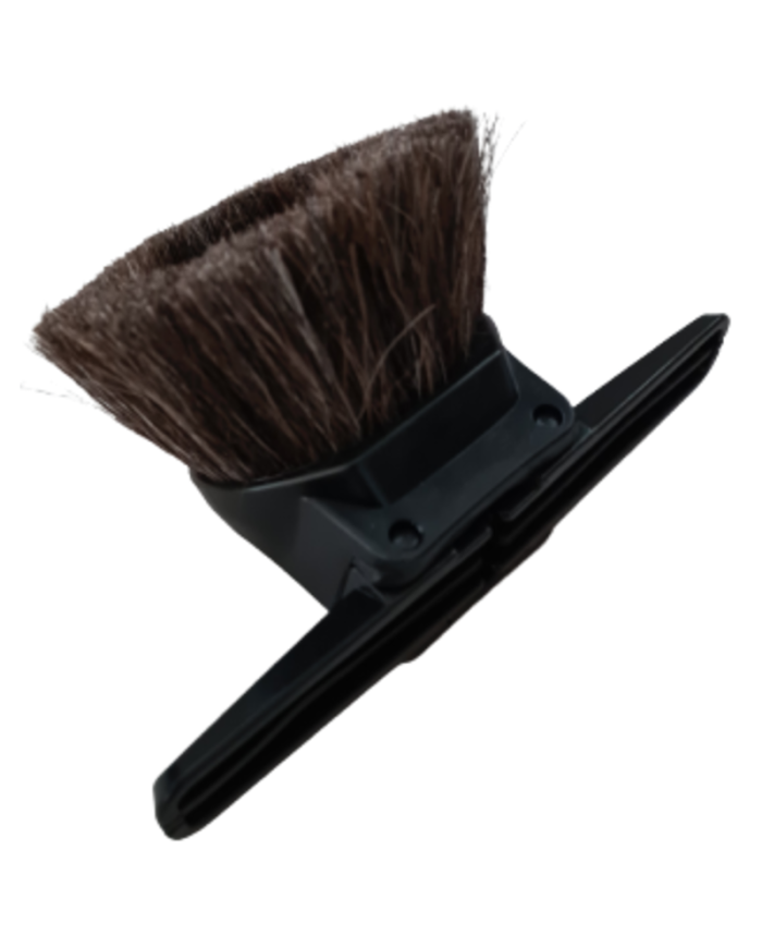 Brosse à épousseter 2 en 1 brosse ronde et suceur étroit