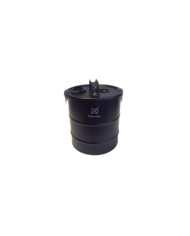 Bac sÃ©parateur pour cendres (froides), mÃ©tal noir